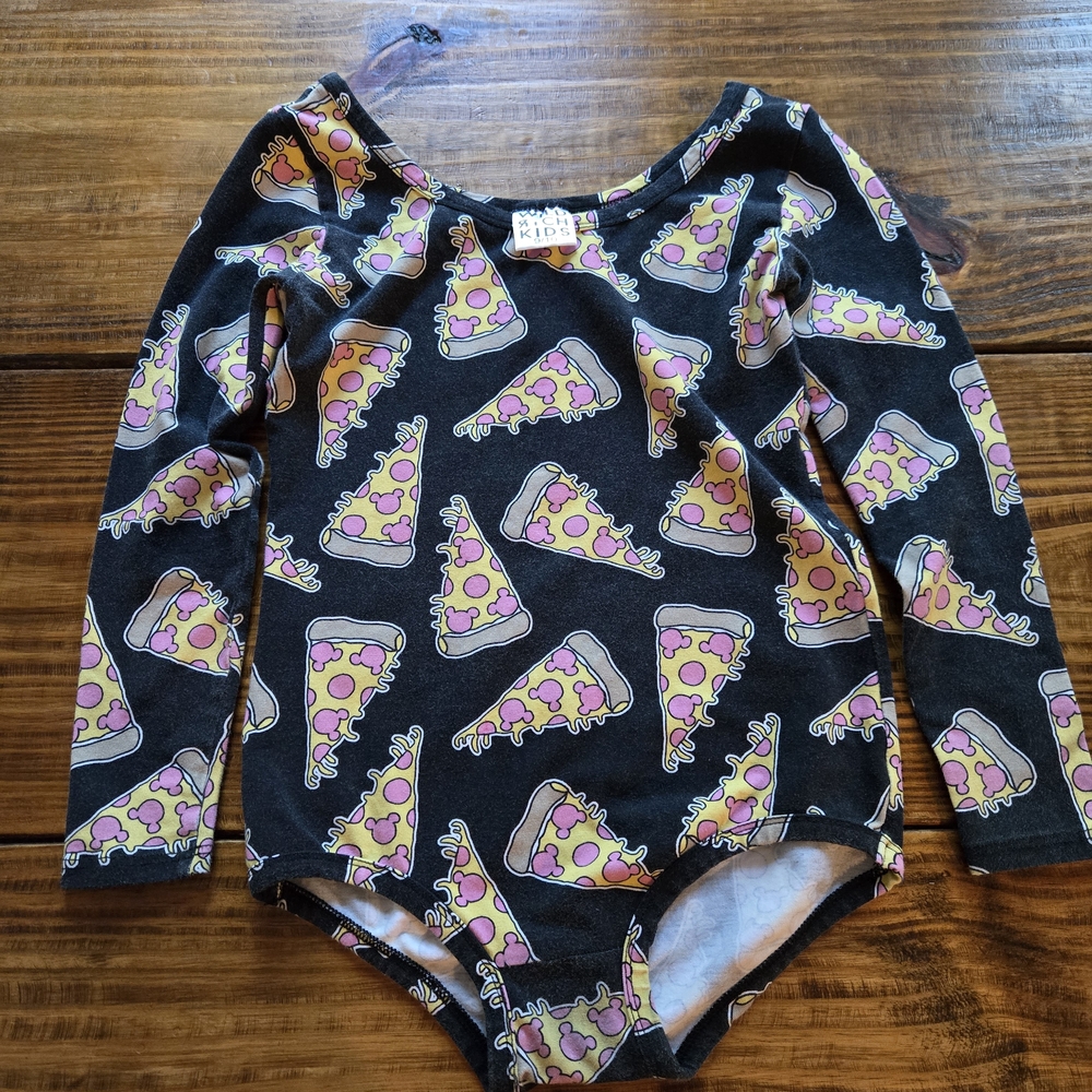 Disney Wild Rich Kids Pizza Bodysuit sizs 9/10